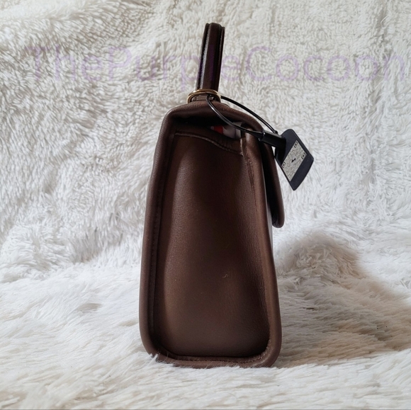 SOLD!!! Taupe Vintage Coach Regina Bag #9983 - Picture 3 of 10